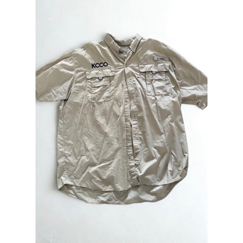 Columbia PFG KCCO Minnesota Fishing Shirt Mens Vented Utility theCHIVE XL